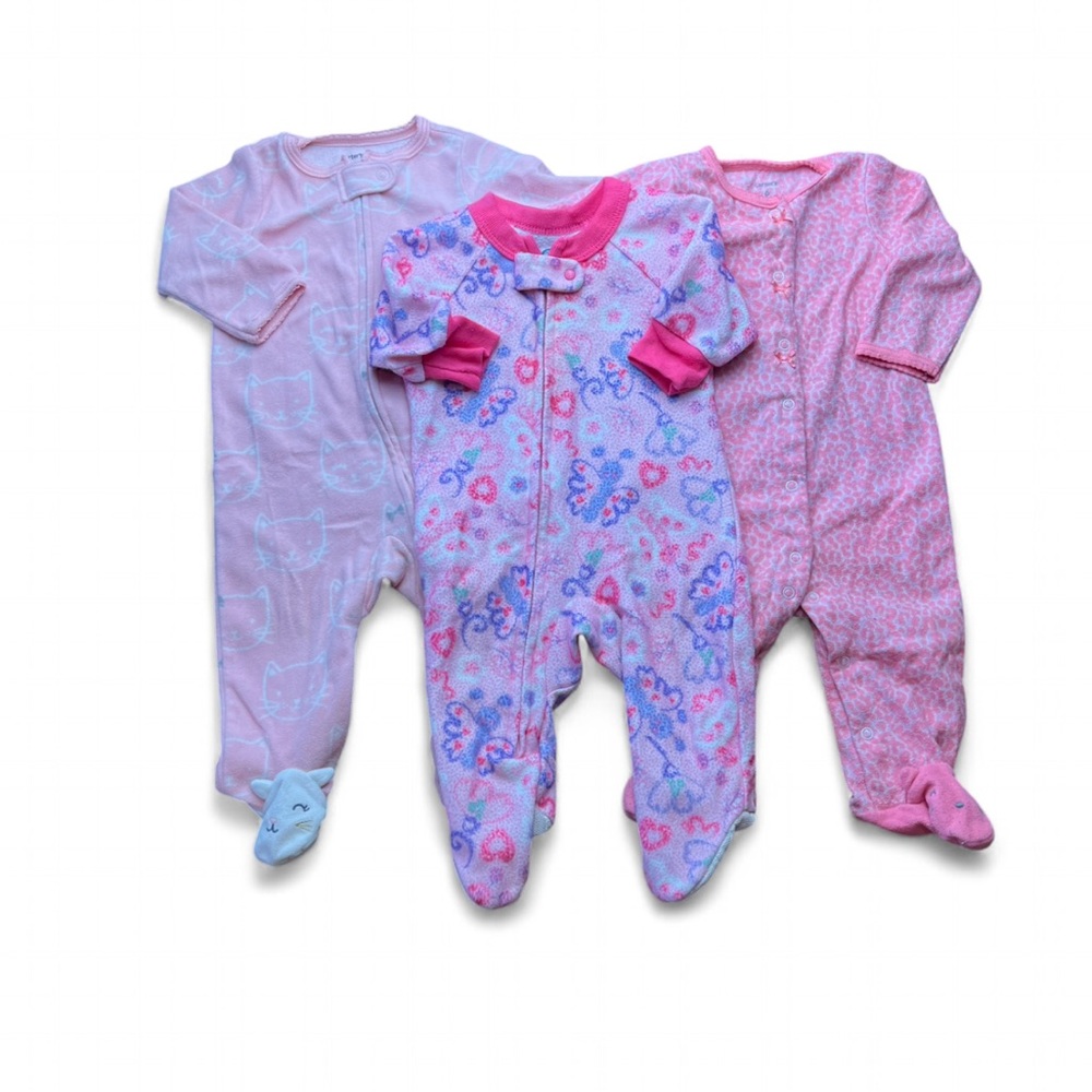 Pink and Blue Kids One Piece Set Size 6 Months
